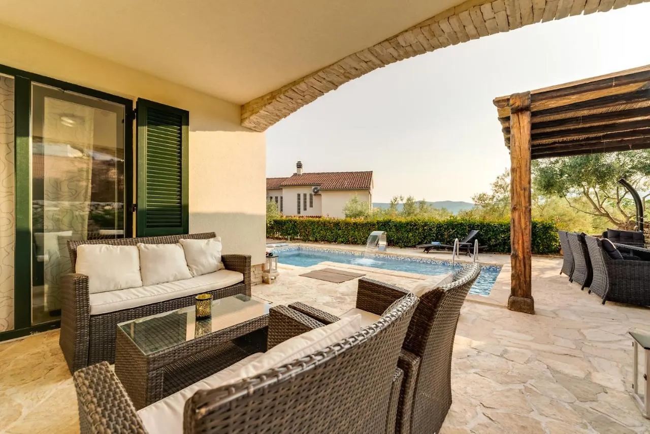 New Villa With Swimming Pool, Olive Grove And Sea View By Traveler Tourist Agency Krk Id 2201 Brzac Croácia