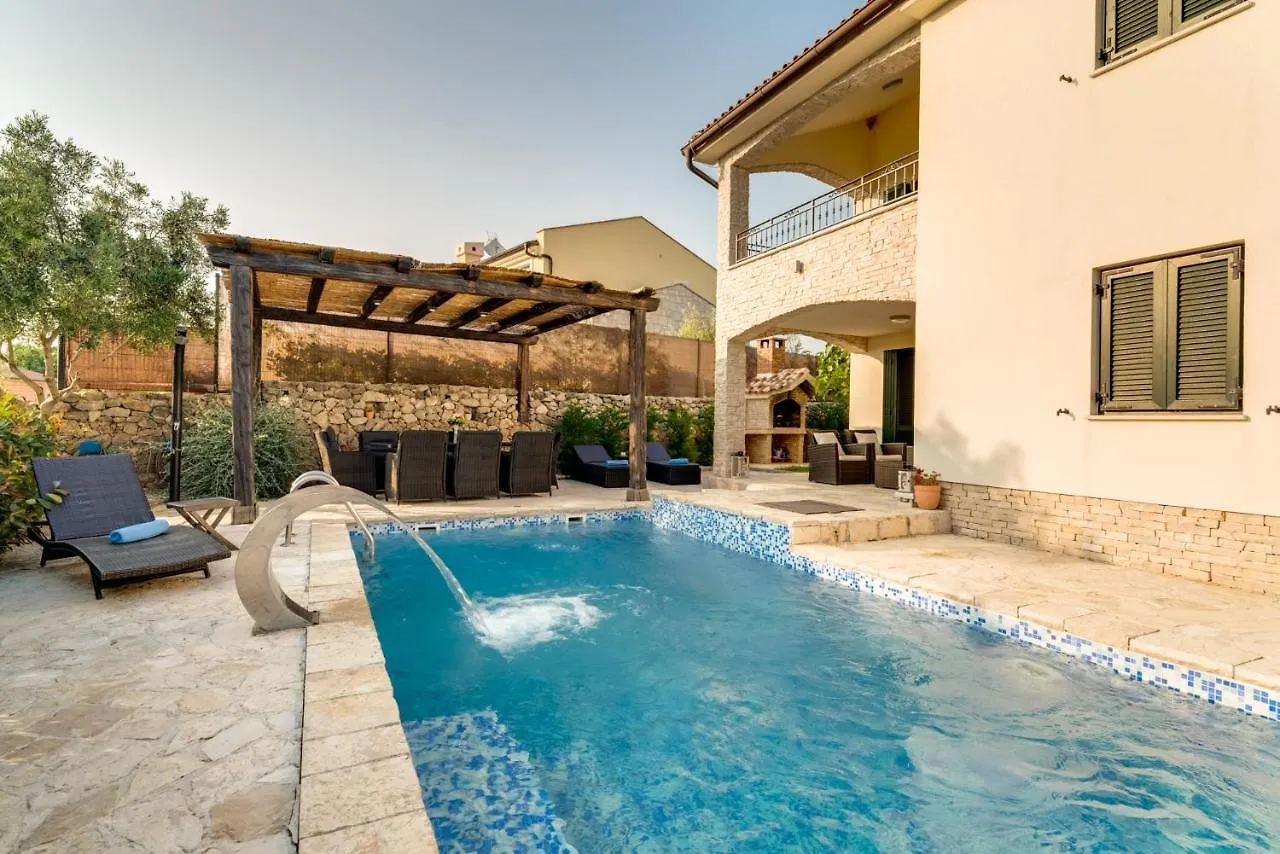 New Villa With Swimming Pool, Olive Grove And Sea View By Traveler Tourist Agency Krk Id 2201 Brzac