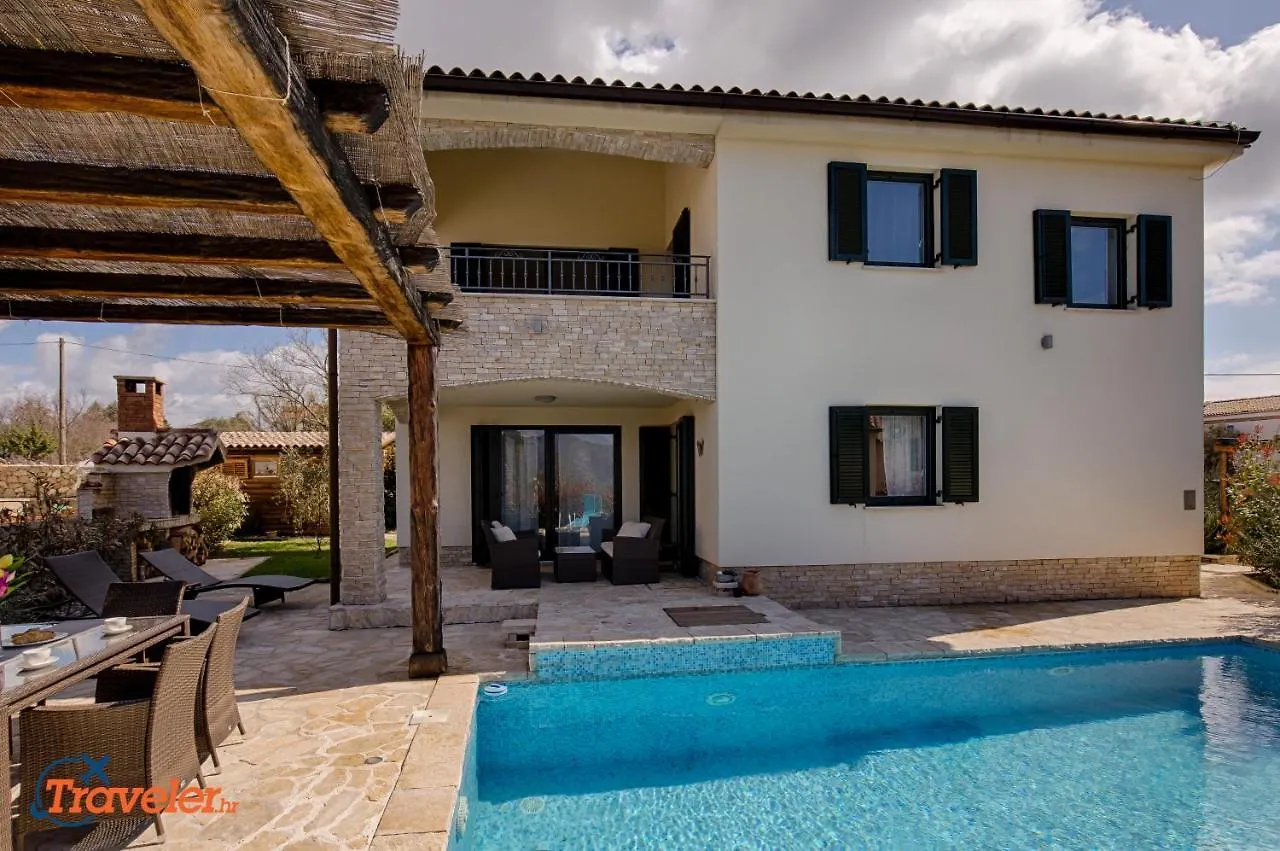 New Villa With Swimming Pool, Olive Grove And Sea View By Traveler Tourist Agency Krk Id 2201 Brzac