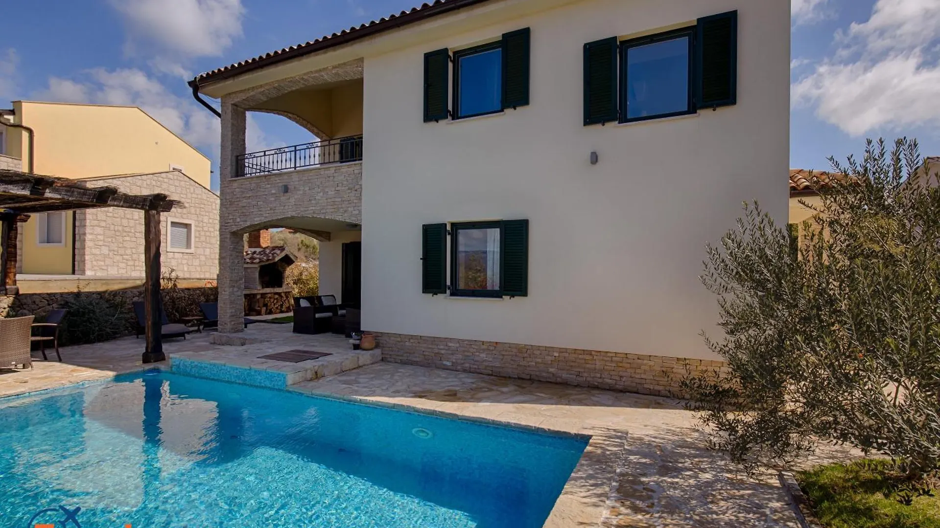 New Villa With Swimming Pool, Olive Grove And Sea View By Traveler Tourist Agency Krk Id 2201 Brzac Croácia